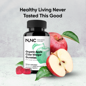 Load image into Gallery viewer, NUNC - Organic Apple Cider Vinegar Gummies - 4 Bottles.
