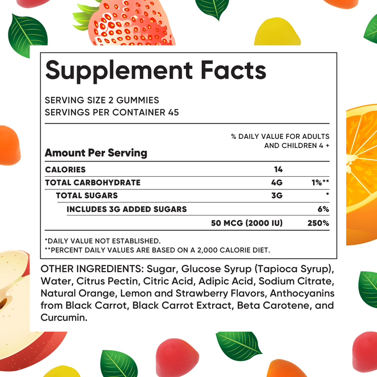 NUNC - Vitamin D Gummies (2000 IU).