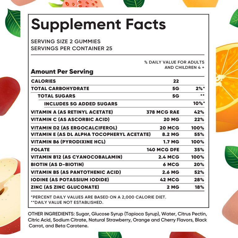 NUNC - Kids Multivitamin Gummies.